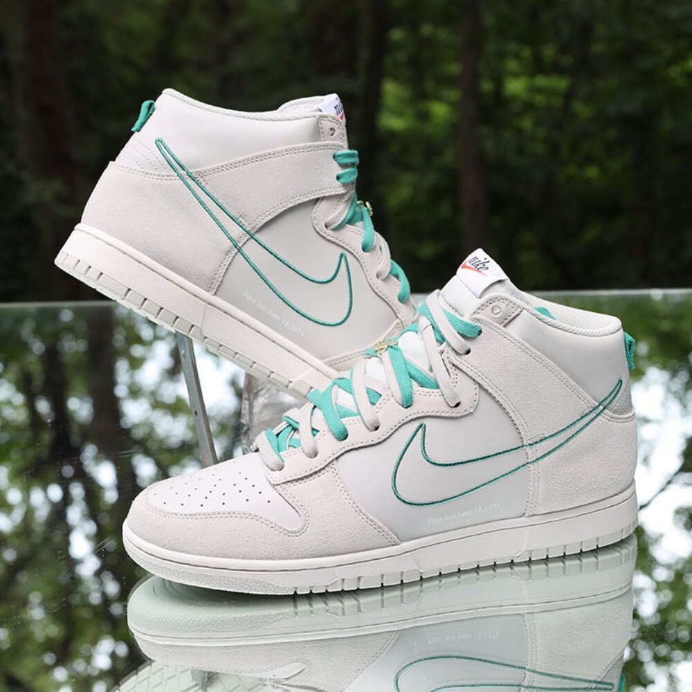 Nike Dunk High First Use Pack Green Noise View 4